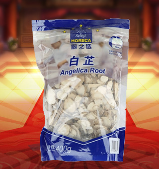 廚之選(HORECA SELECT)白芷産自廣西桂林400g每袋，選用上(shàng)等的白芷為(wèi)原料精心制(zhì)作(zuò)而成，品質天然，口味純正。斷面白色，粉性足，味辛性溫，安全無污染，食用放心健康。經現代先進的工藝加工制(zhì)作(zuò)，使營養充分保留，深受消費者的喜愛(ài)。