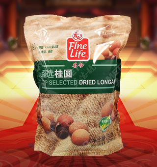 荟食(FINE LIFE)臻選桂圓産自福建莆田500g每袋，精選優質桂圓為(wèi)原料，經先進工藝精心制(zhì)作(zuò)而成，果實渾圓，果肉晶瑩易剝離，輕松享受。荟食臻選桂圓中富含豐富的蛋白質、脂肪、碳水(shuǐ)化合物及鈉等微量元素，有(yǒu)助于補充人(rén)體(tǐ)所需。采用精美袋式包裝，大(dà)氣上(shàng)檔次，果肉适合煮粥、煲湯等，食法多(duō)樣，是你(nǐ)居家(jiā)生(shēng)活的必備選擇。