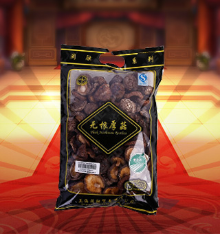 閩融無根厚菇産自浙江麗(lì)水(shuǐ)250g每袋，厚菇具有(yǒu)降血脂，降血壓的功效，厚菇中含有(yǒu)的香菇素能夠溶解膽固醇，起到降血脂的作(zuò)用，而厚菇中酪氨酸、氧化酶，嘌呤以及一些(xiē)核酸物質可(kě)以起到降壓的作(zuò)用，也可(kě)以預防動脈粥樣硬化、肝硬化等疾病。